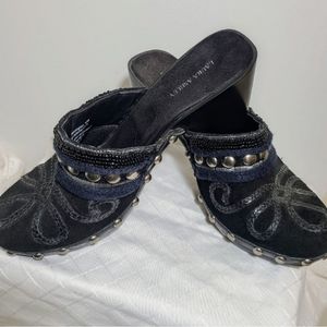 Laura Ashley Pennington Mules NWOT